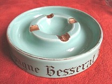 PUBLICITÉ CENDRIER CÉRAMIQUE CHAMPAGNE BESSERAT DE BELLEFON  1960'S