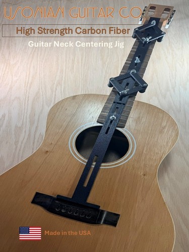Guitar bridge alignment - jig, w/
