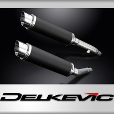 Yamaha XJ900S Diversion 1994-2003 Echappement KIT-Silencieux 350mm Rond Carbone