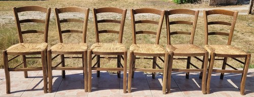 Lot chaises anciennes - de, en