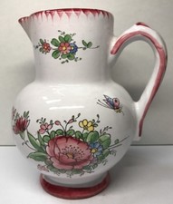 Pichet Vase De La Faïencerie D'art D'Angoulême Le Renoleau H 18,5 N2