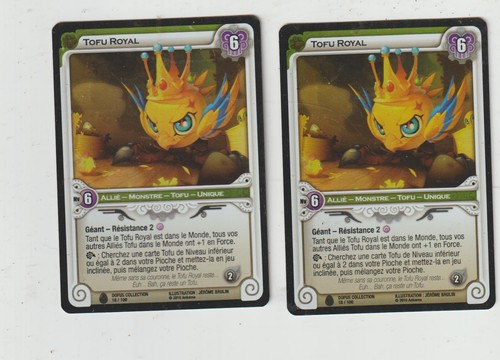 Lot cartes rares foil - rares, wakfu