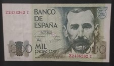 Espagne billet de 1000 Pesetas