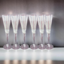 6 Verres à Pied en cristal