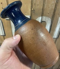 Vase en Grès Design Vintage Bouteille Puisaye 1950 Céramique