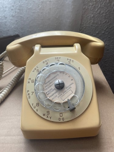 Téléphone vintage cadran - téléphone,