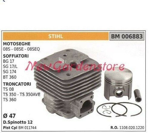 Cylindre piston segments - cylindre,