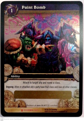 Wow tcg rare loot paint - rare,