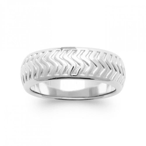 Bague large motif - , pneu