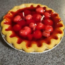 Cherry Pie Candle 5"Handmade