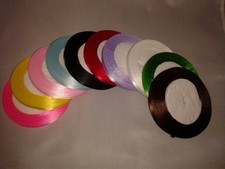 Ruban satin 25 yards/22 m 1/4"