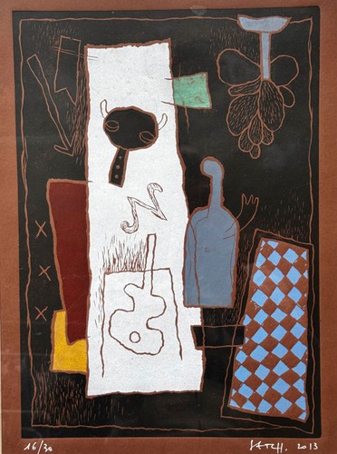 Tableau lithographie art - tableau,