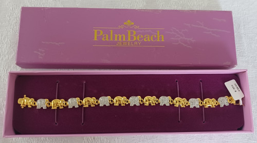 Elephant motif gold - elephant,