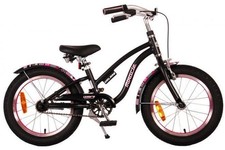 Miracle 16 Pouces Vélo Enfant Noir 4-6 Ans Vélo Main / Frein à Rétropédalage