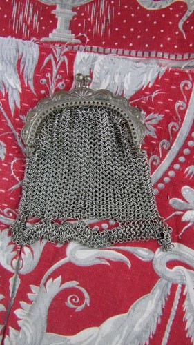 Ancienne bourse reticule porte - reticule,