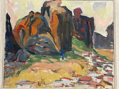 Tableau signé peintre - , grec