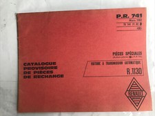 RENAULT 8 R8 PR 741 Catalogue Pièces De Rechange