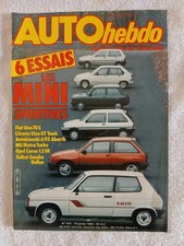 AUTO HEBDO N°403 19/1/1984
