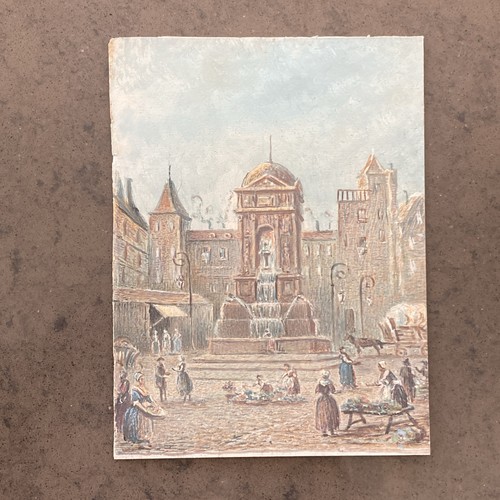 Peinture ancienne paris belle - peinture,