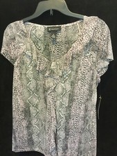 Fashion Women's Summer Mesh Sheer Cap-Sleeve Casual T-shirt Top Blouse Size M 