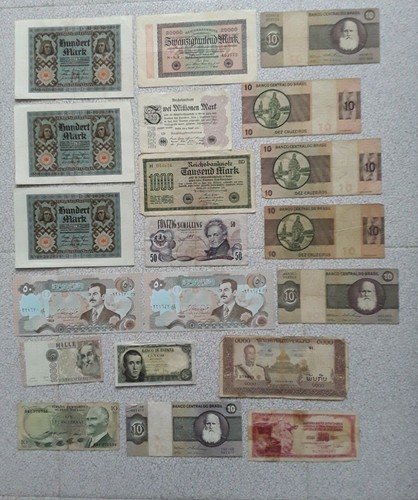 Lot billets étrangers - lot, 20