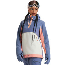 Roxy Shelter Damen Veste De Ski Snowboard Veste Anorak Ski Bleu/Blanc NEU