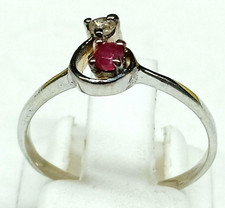 Rubis Gemme Cocktail Bague,925