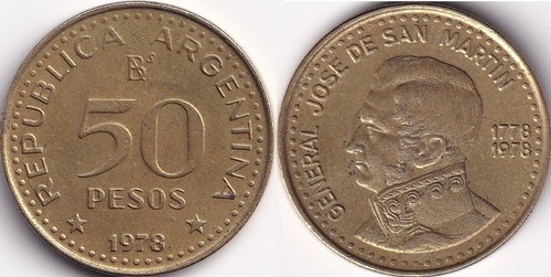 Pesos 1978 argentine - 50,