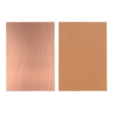 7X10cm cuivre simple face stratifié Revêtement PCB Circuit Board Brown 25pc