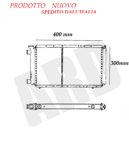 Radiateur eau moteur - radiateur, d'eau