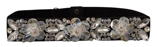 Voliere belt black - black, crystals