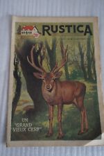 RUSTICA 28e année N°48   27 Novembre1955. Un grand vieux cerf