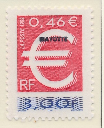 Timbre mayotte neuf - mayotte, sans