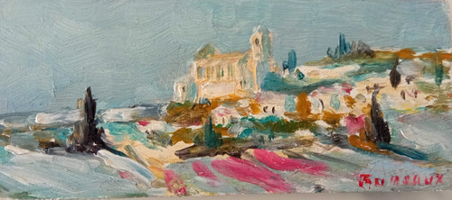 Village provence art - provence,