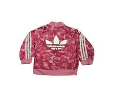 Veste Adidas Bébé Fille Rose BK5604 Taille 6 - 9 Mois En Très Bon État