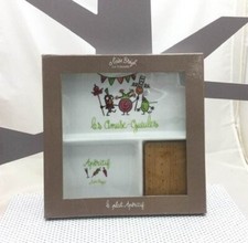 A l'aise Breizh ! plat apéritif breton céramique 3 compartiments  22 x22x2,5cm