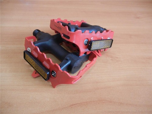 Red union cage pedals 16 - red,