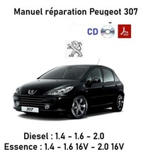 Revue technique manuel atelier réparations Peugeot 307 [CD]