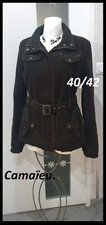 Veste hiver velours marron