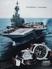 ORIS vintage watch Print Ad !!"Oris Arteria Translucent Skeleton"