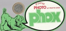 Autocollant. Photo. PHOX