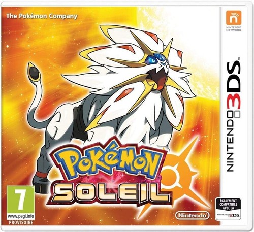 Pokemon soleil jeu 3ds - soleil, neuf