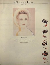 PUBLICITÉ DE PRESSE 1981 CHRISTIAN DIOR MAQUILLAGE LES SCARABÉES