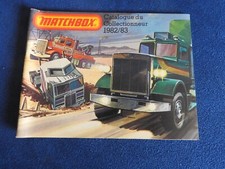 catalogue matchbox 1982 / 1983