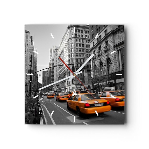Horloge murale verre - horloge,