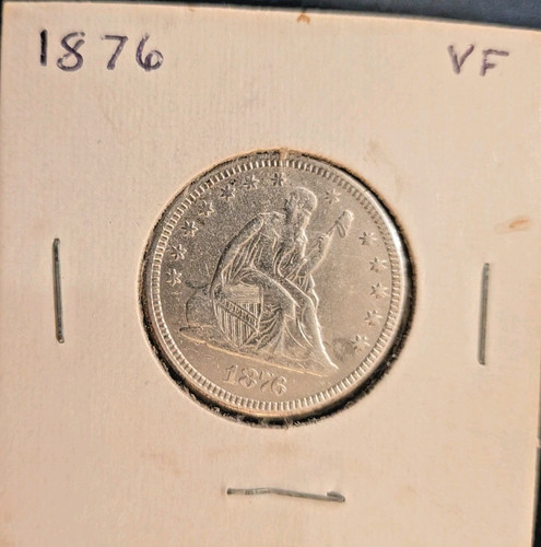 1876 seated liberty - p,