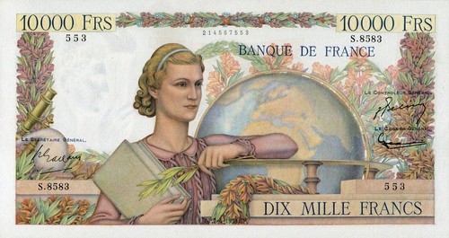 10000 francs génie - , français