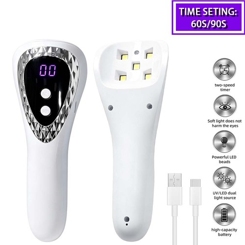 Handheld cordless nail lamp - uv,
