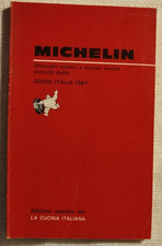 GUIDE ROUGE MICHELIN ITALIA 1987 EDITION SPECIALE POUR LA CUCINA ITALIANA