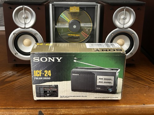 Vintage 1994 sony icf - sony, icf-24